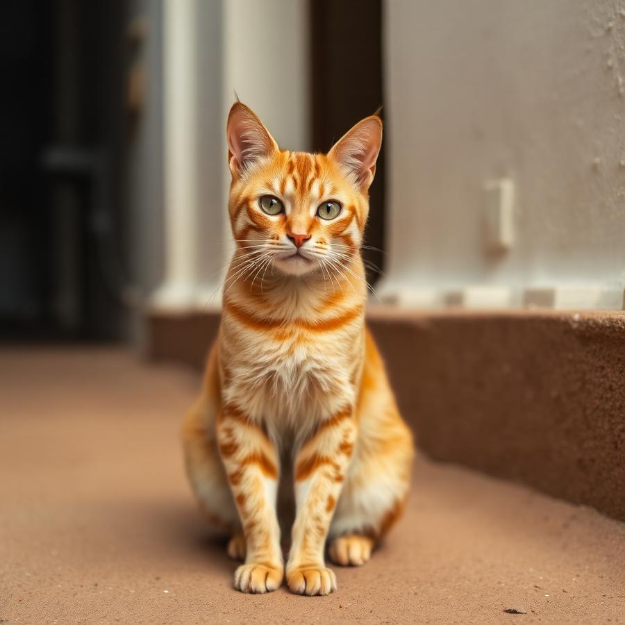 Amber, a cat cared for by Meow Dubai
